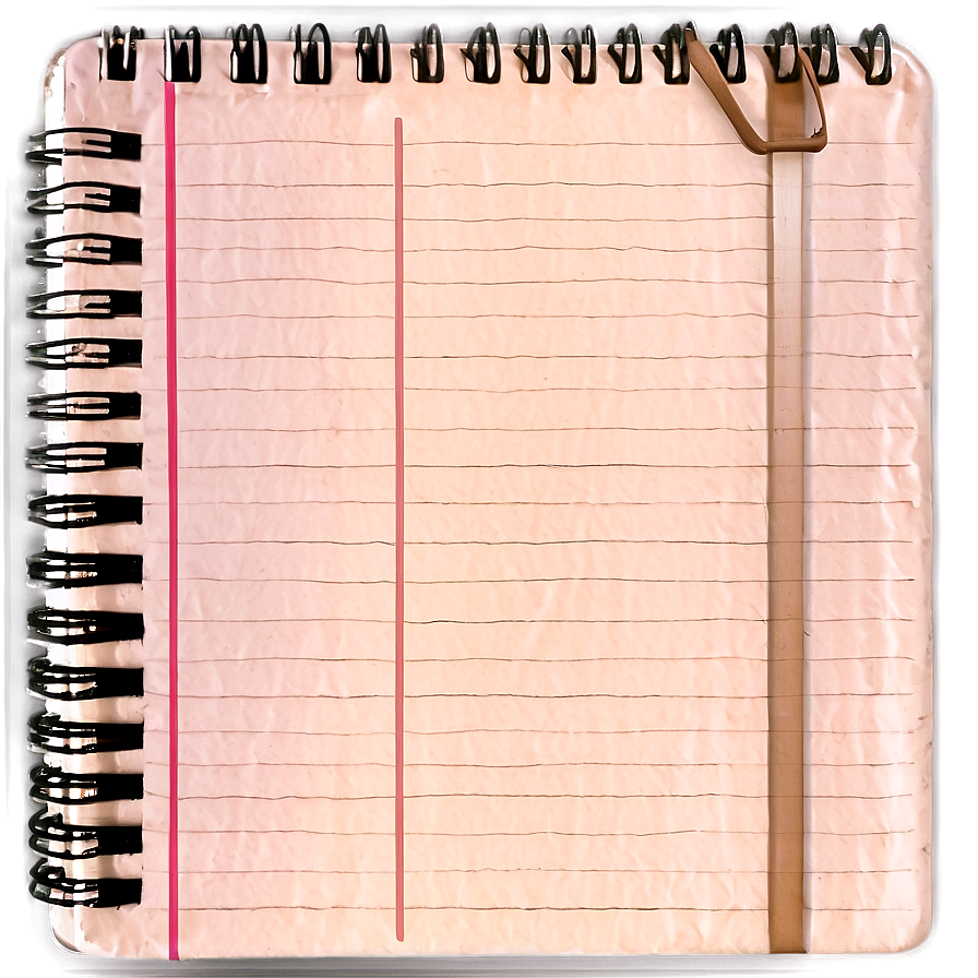 A4 Size Notebook Paper Png 05252024