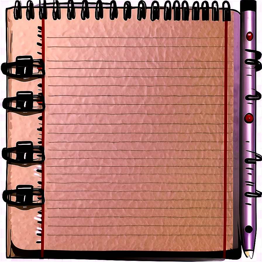 A4 Size Notebook Paper Png Klv