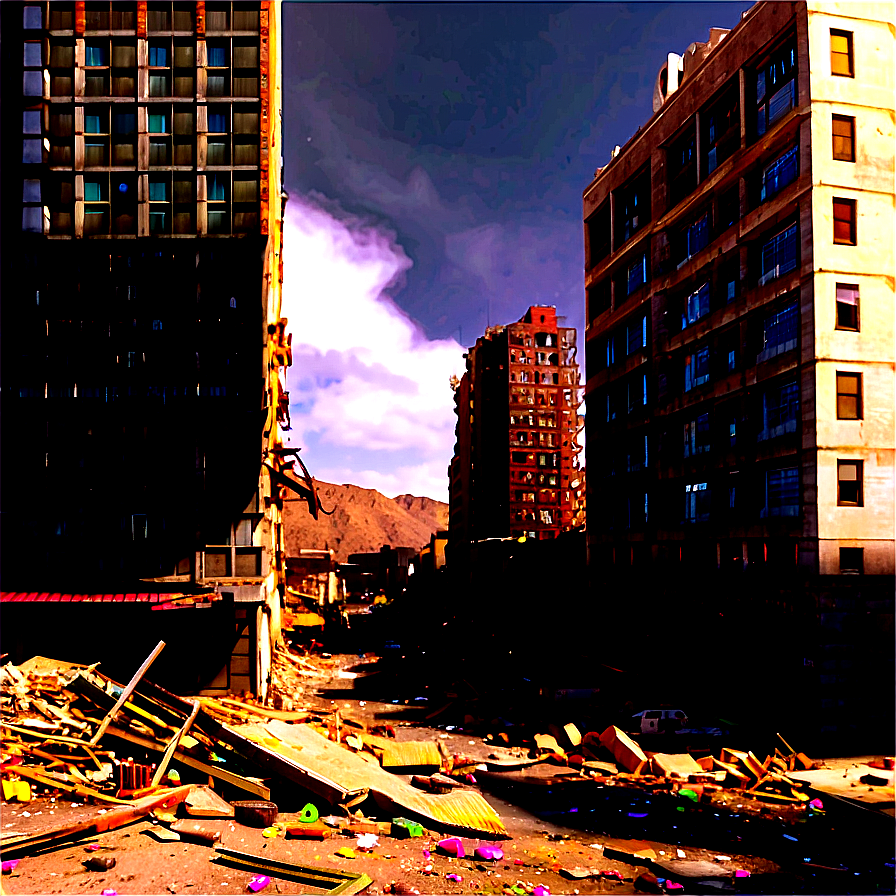 Abandoned City Aftermath Png Lnh