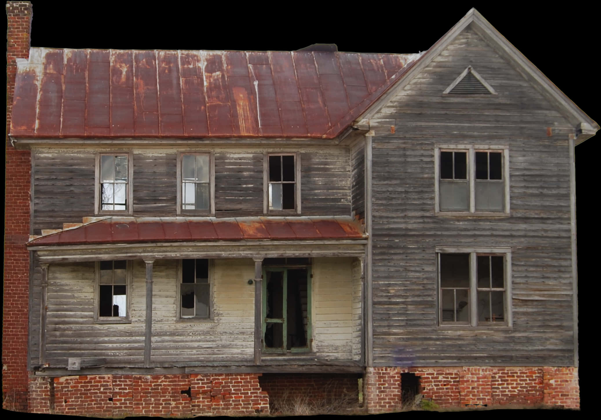 Abandoned House Weathered Exterior
