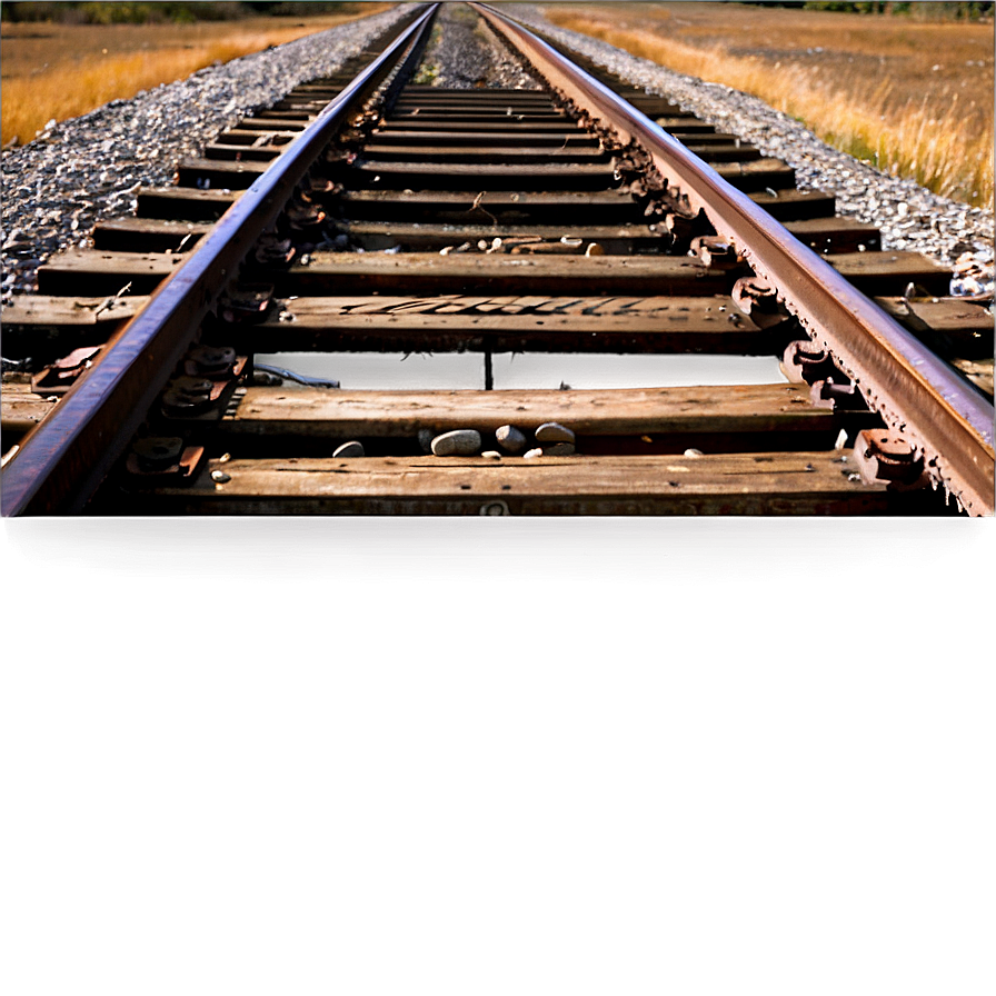 Abandoned Railroad Track Png Eie