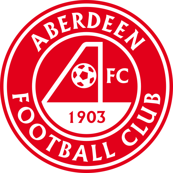 Aberdeen F C Logo Redand White