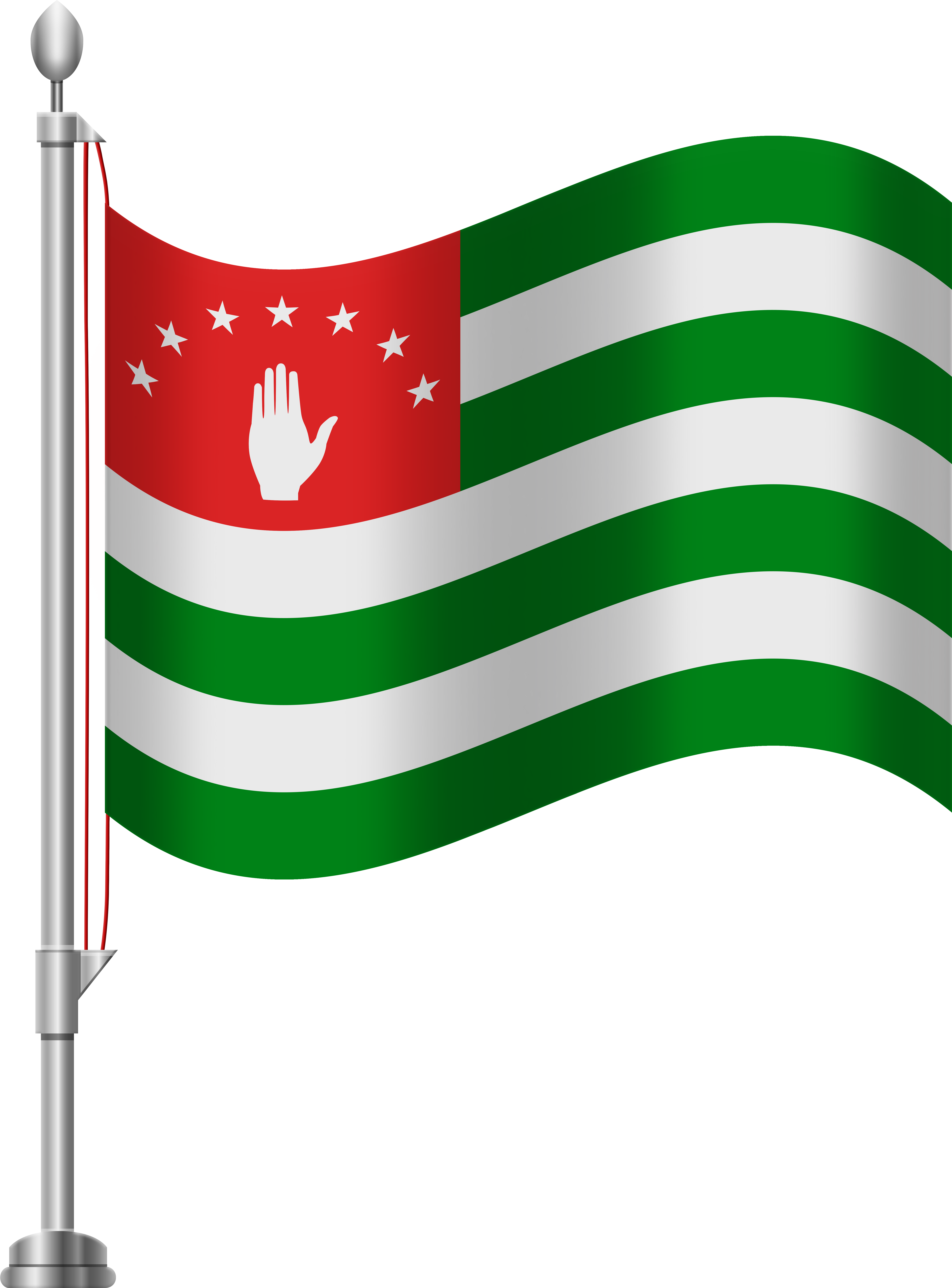 Abkhazia Flagon Pole
