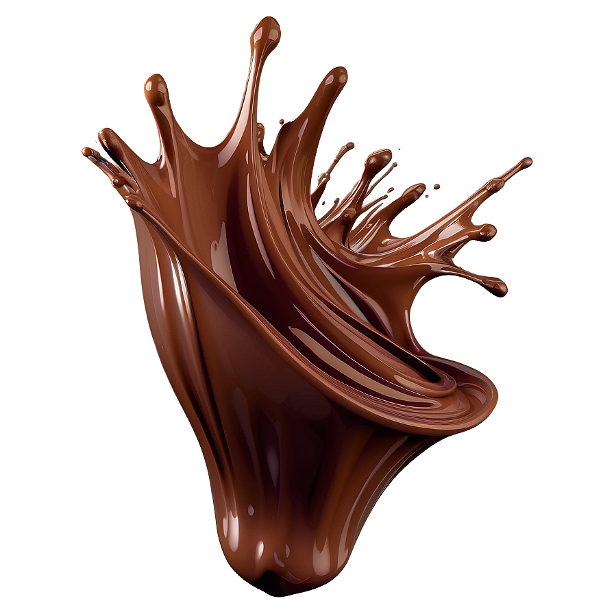 Abstract Art Chocolate Splash Png Mrf