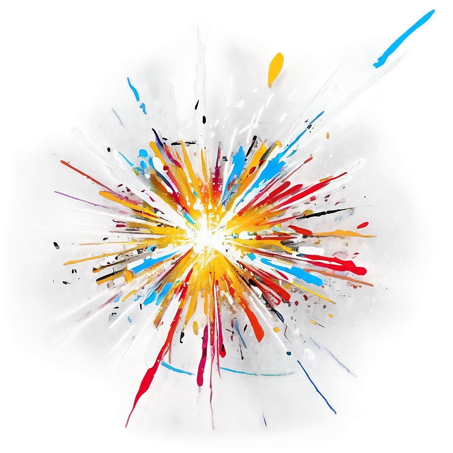 Abstract Artistic Explosion Png Vbk28