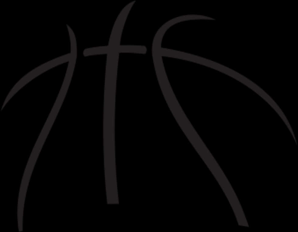 Abstract Basketball Design