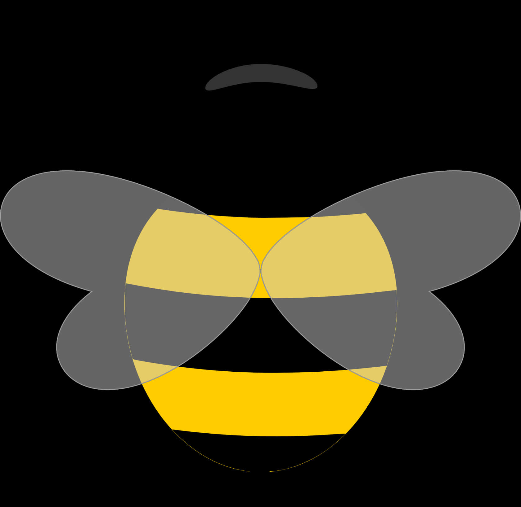 Abstract Bee Artwork