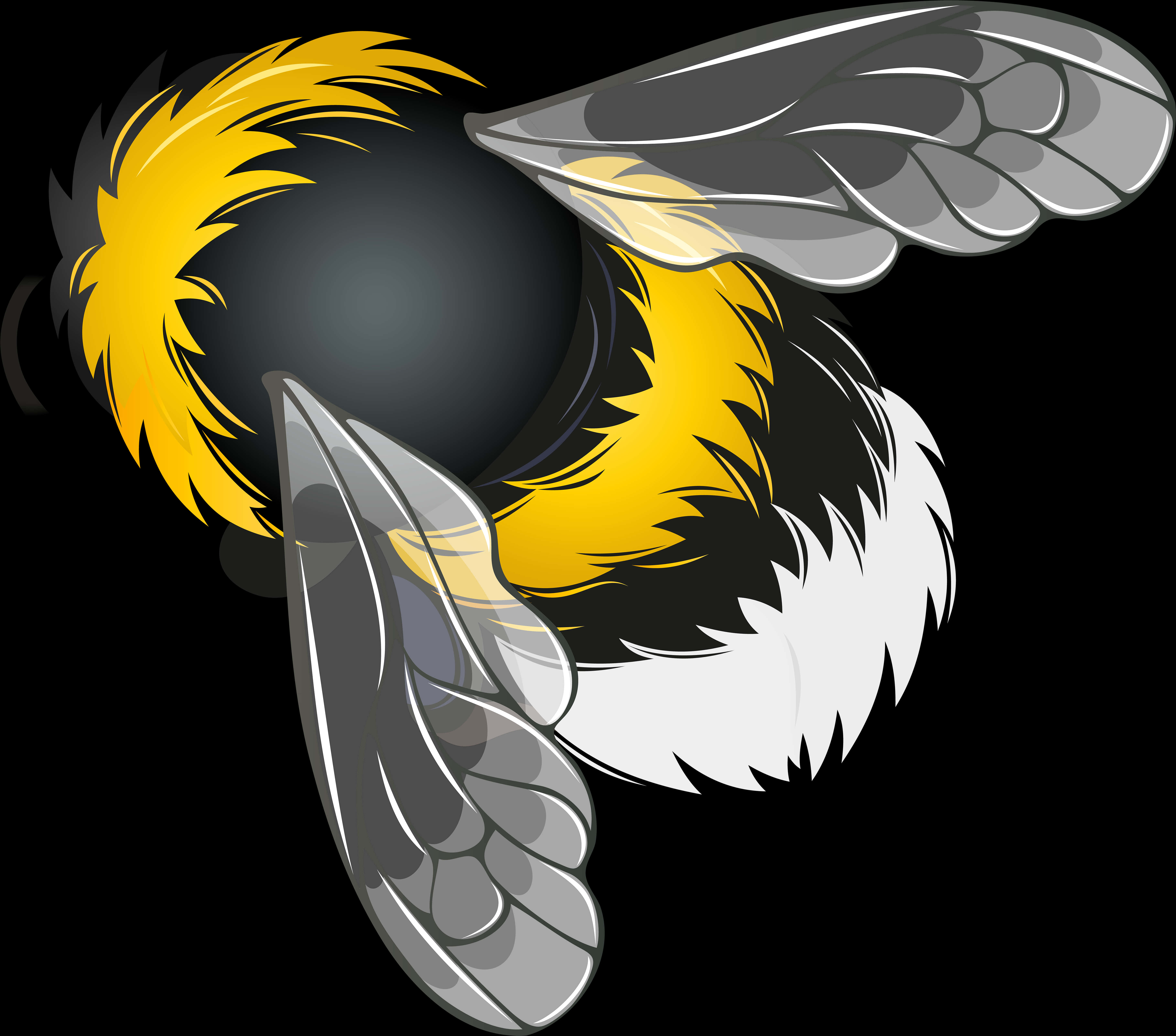 Abstract Bee Graphic Art