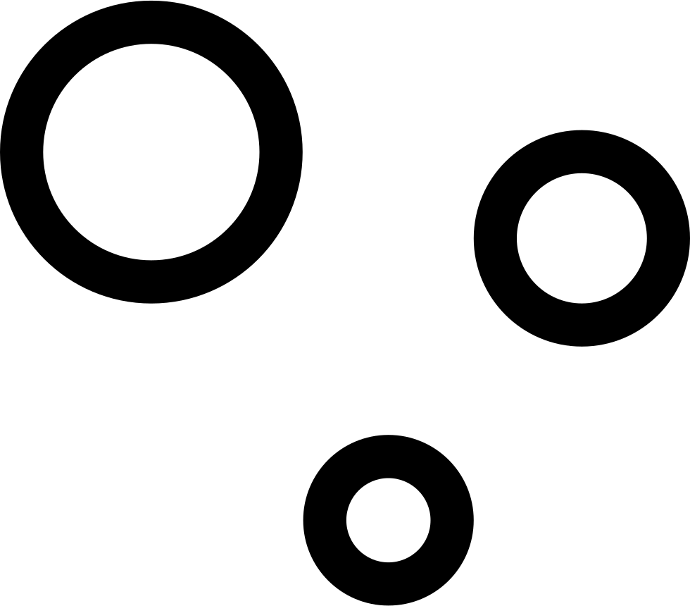Abstract Black Circles Vector
