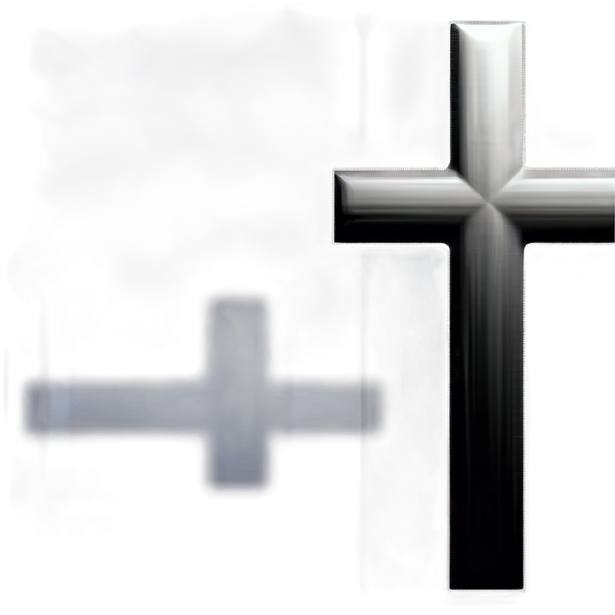 Abstract Black Cross Png Vov31