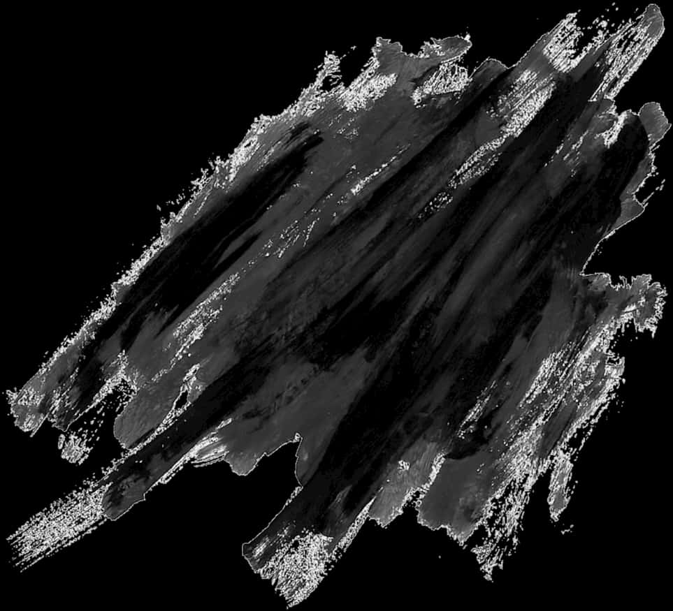 Abstract Black Paint Stroke Texture