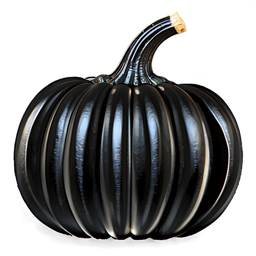 Abstract Black Pumpkin Png 22