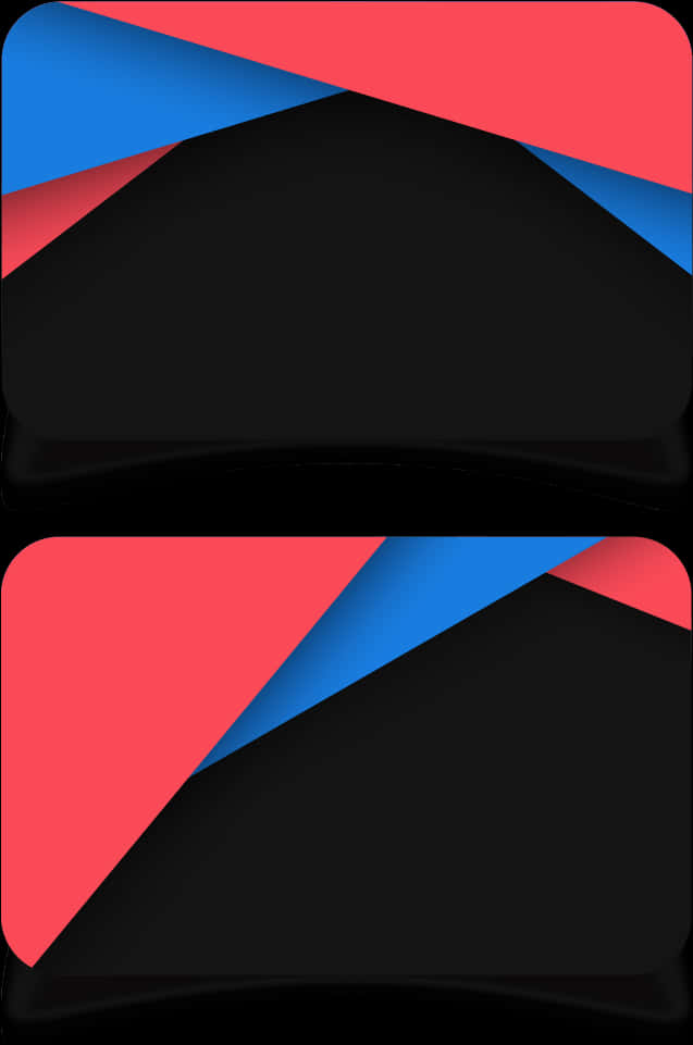 Abstract Black Red Blue Card Design