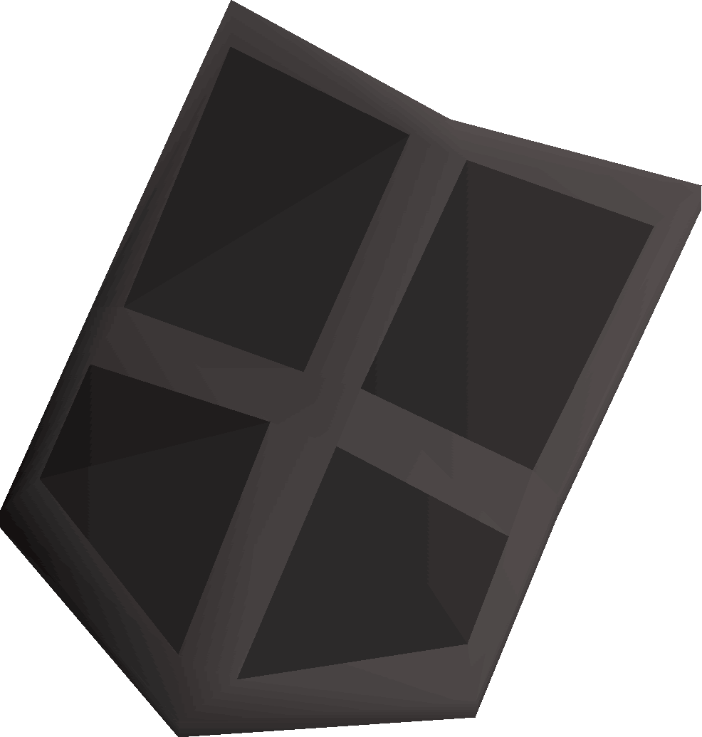 Abstract Black Shield Design