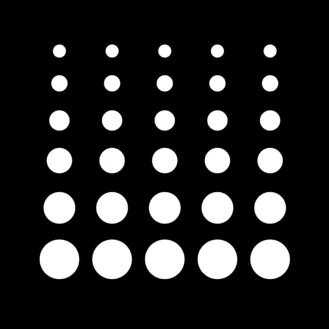 Abstract Blackand White Dot Pattern