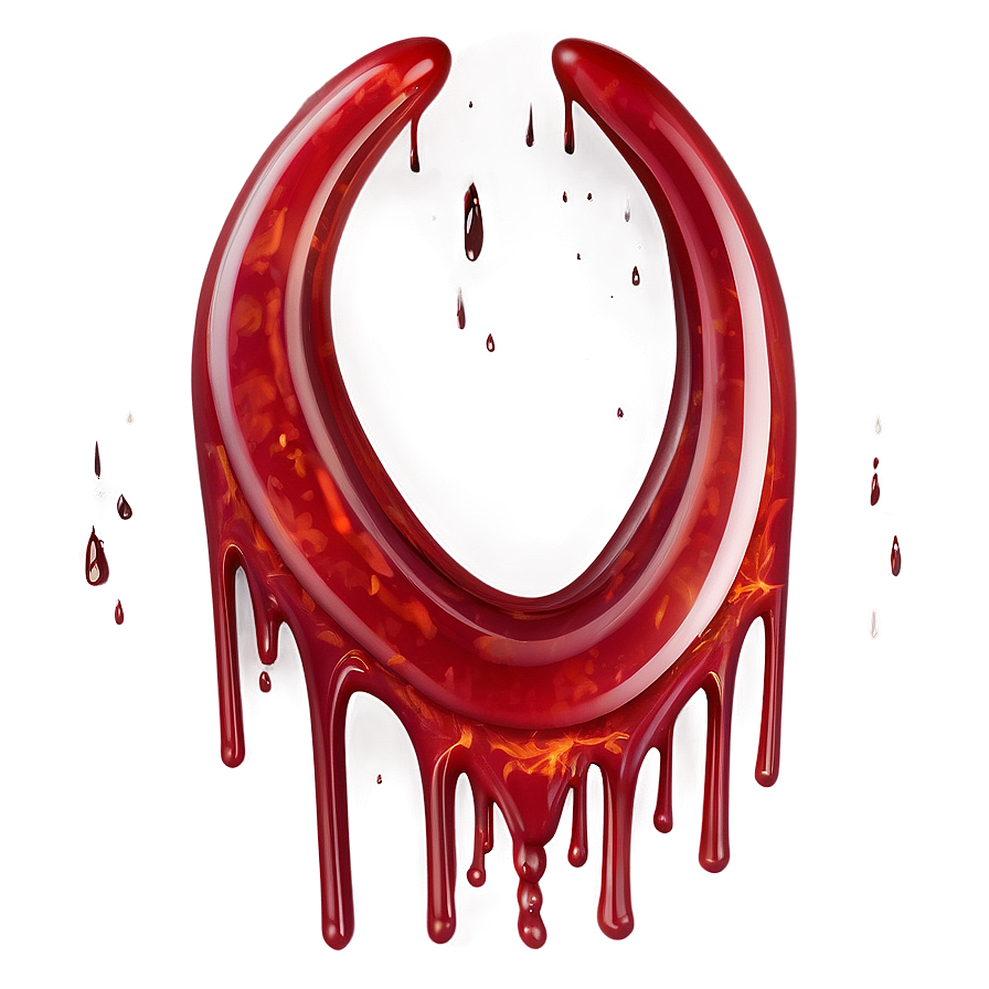 Abstract Blood Drip Png 33