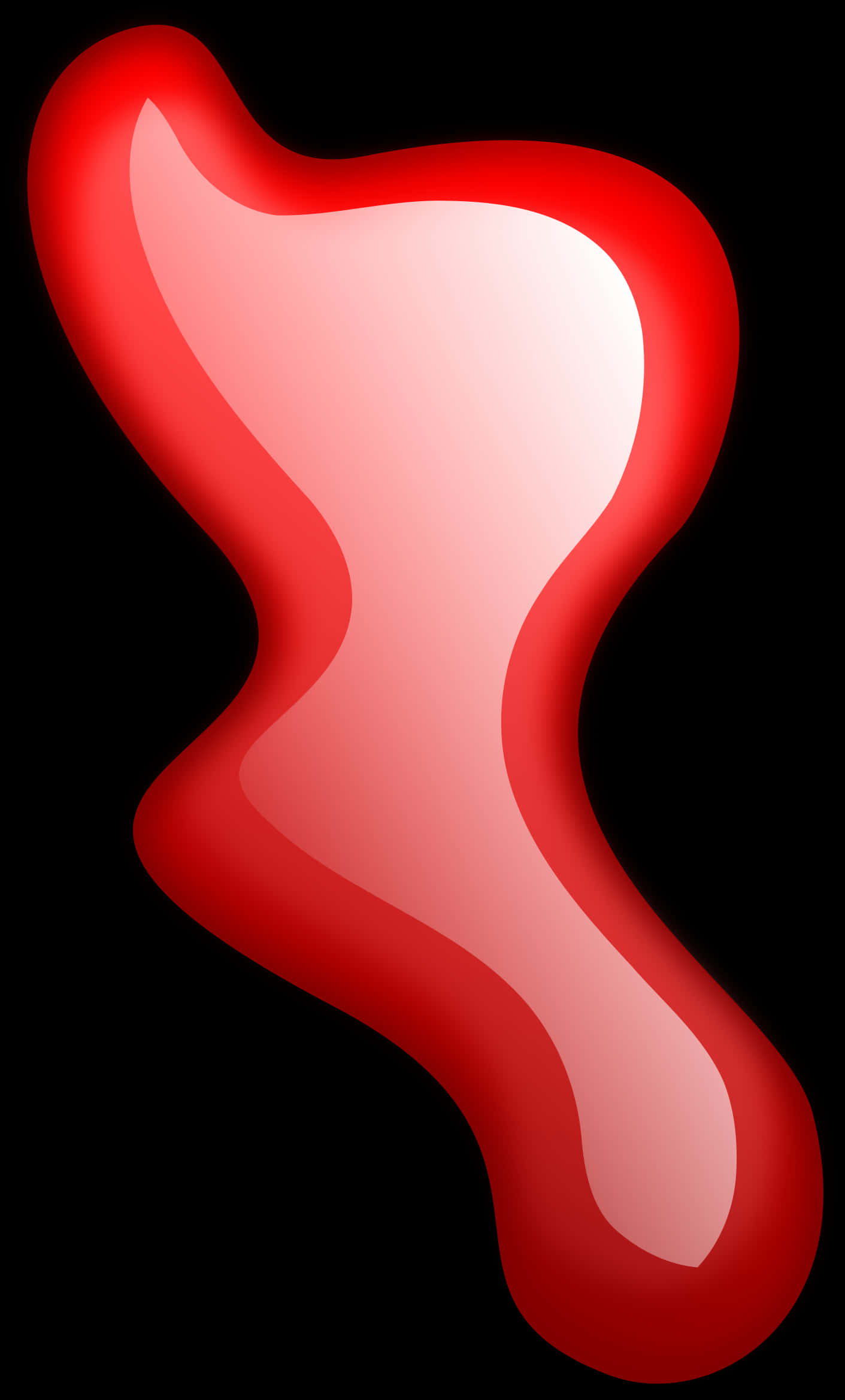 Abstract Blood Drop Illustration