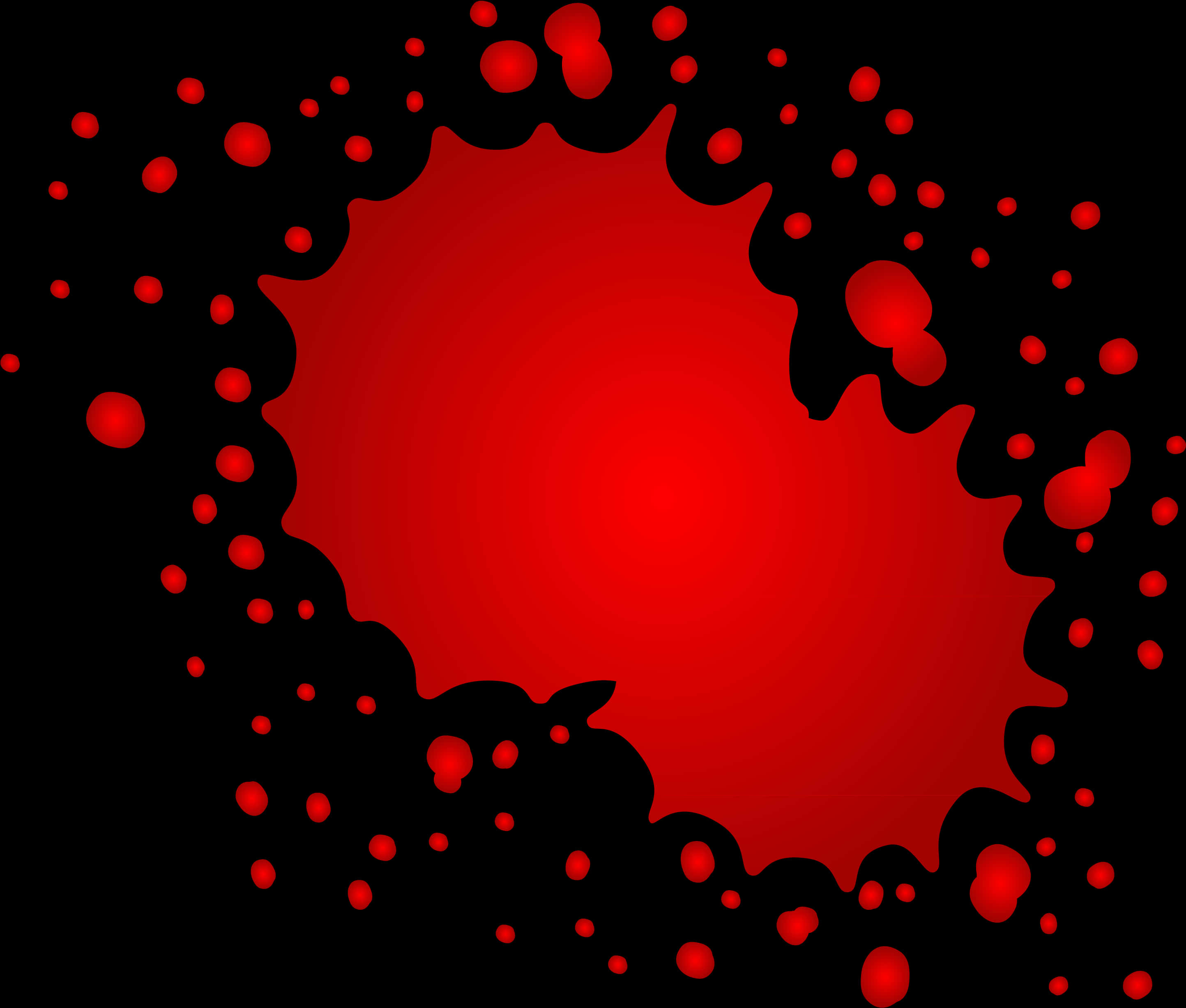 Abstract Blood Splatter Background