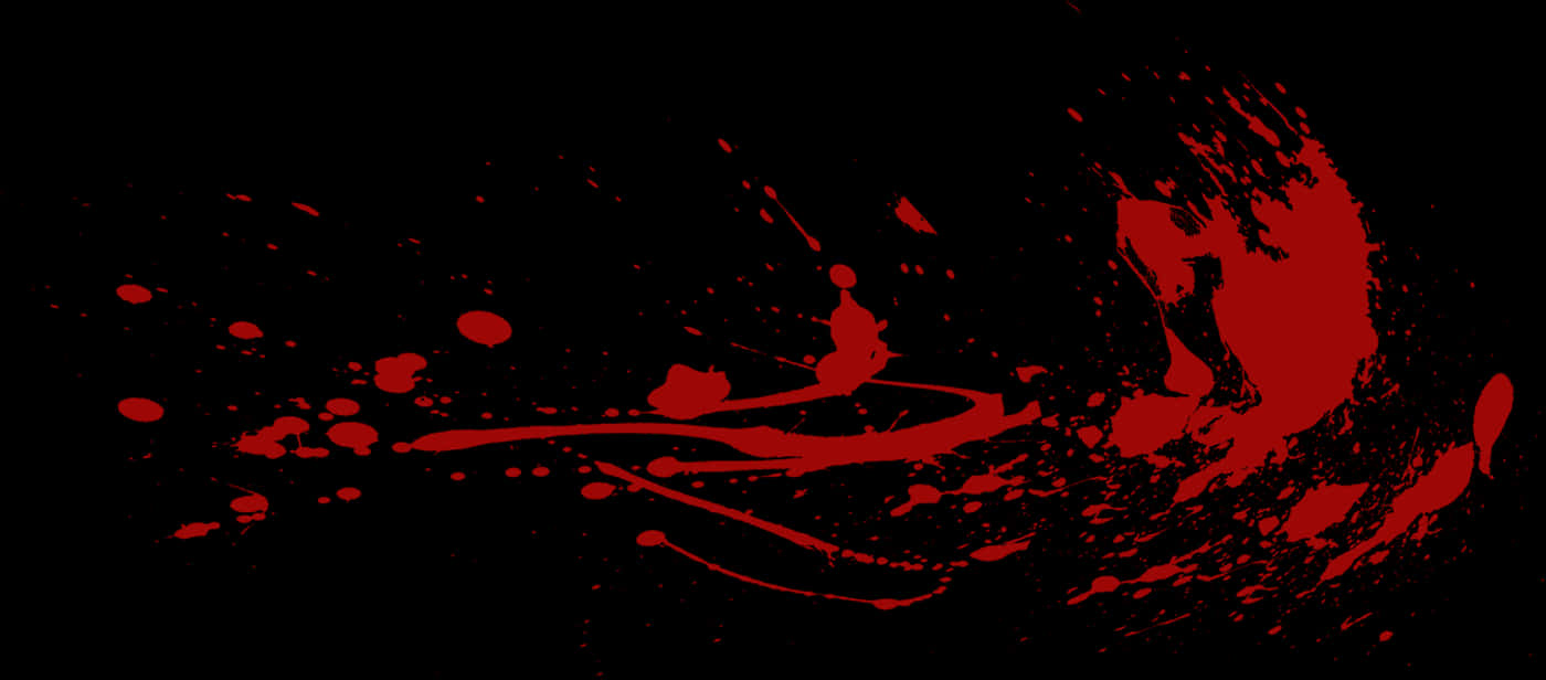 Abstract Blood Splatter