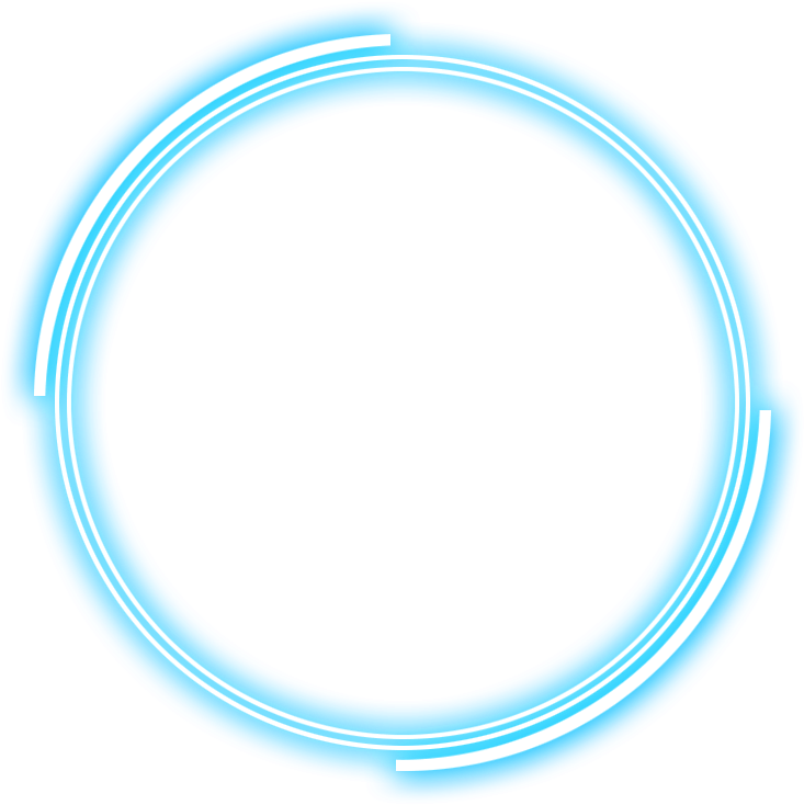 Abstract Blue Circle Design