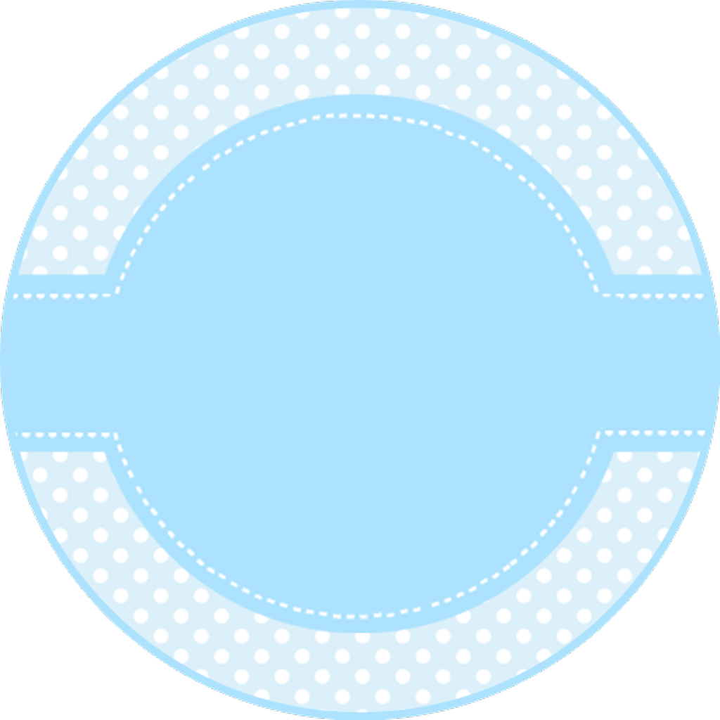 Abstract Blue Circle Design