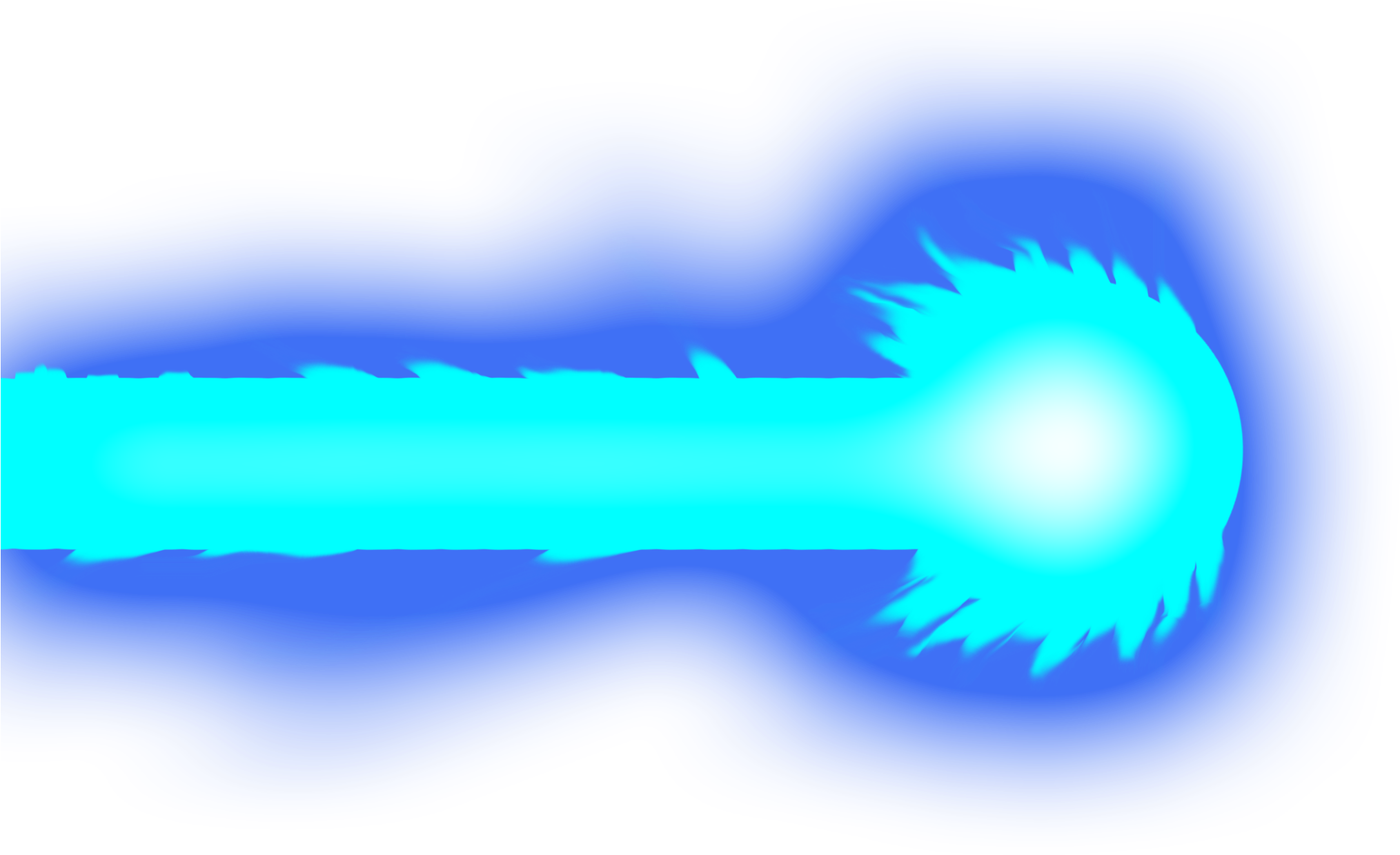 Abstract Blue Energy Blast