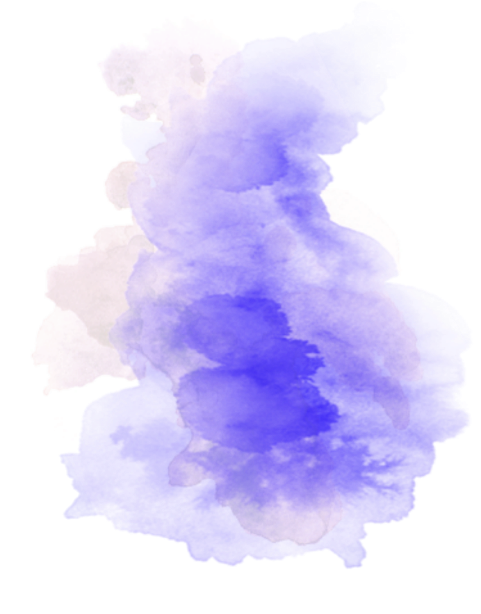 Abstract Blue Ink Explosion