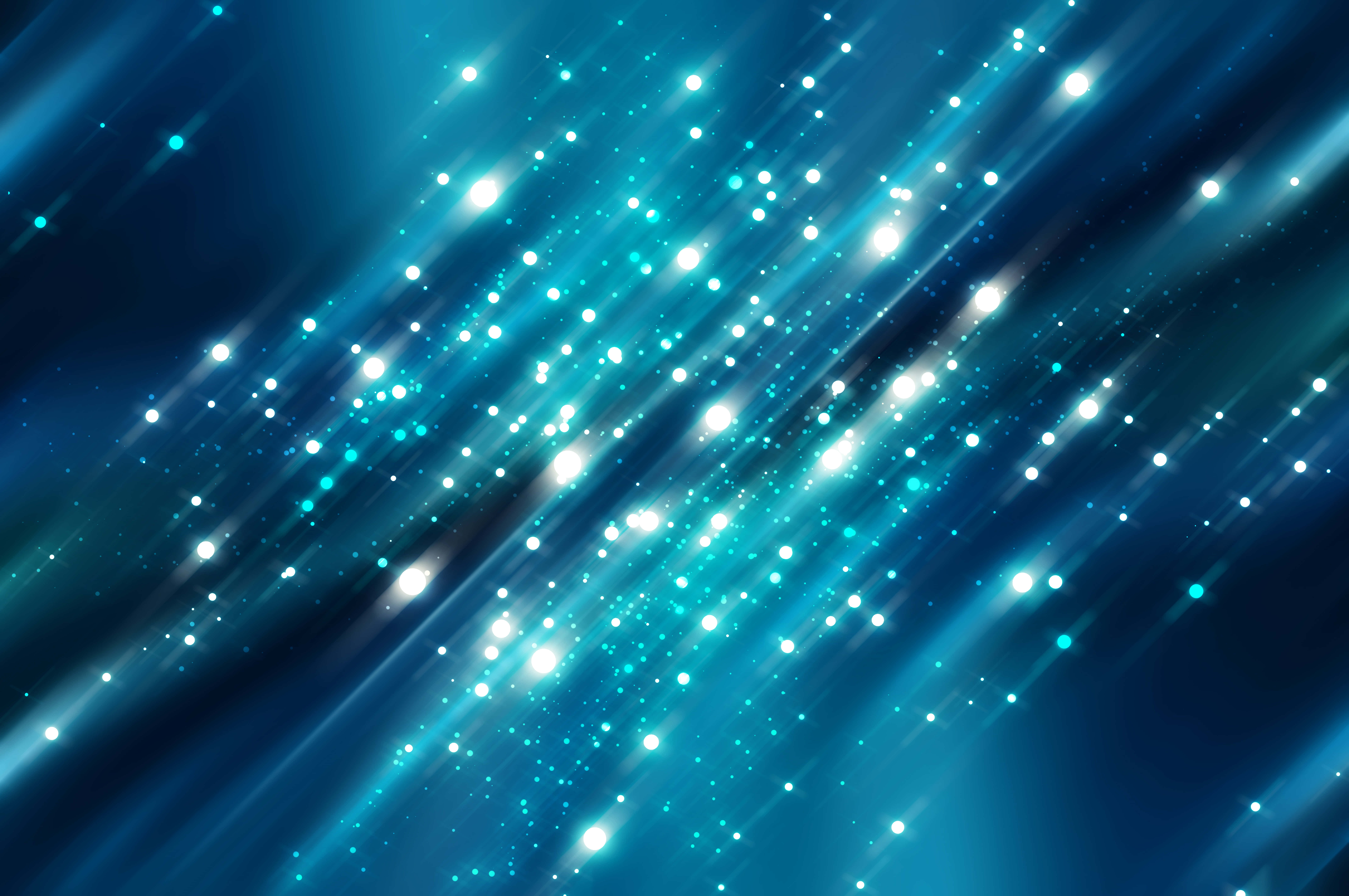 Abstract Blue Lights Background