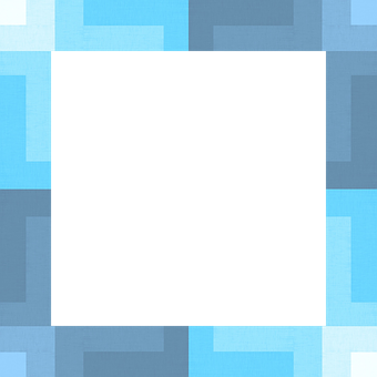 Abstract Blue Pixel Art Background