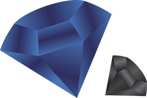 Abstract Blue Polygons