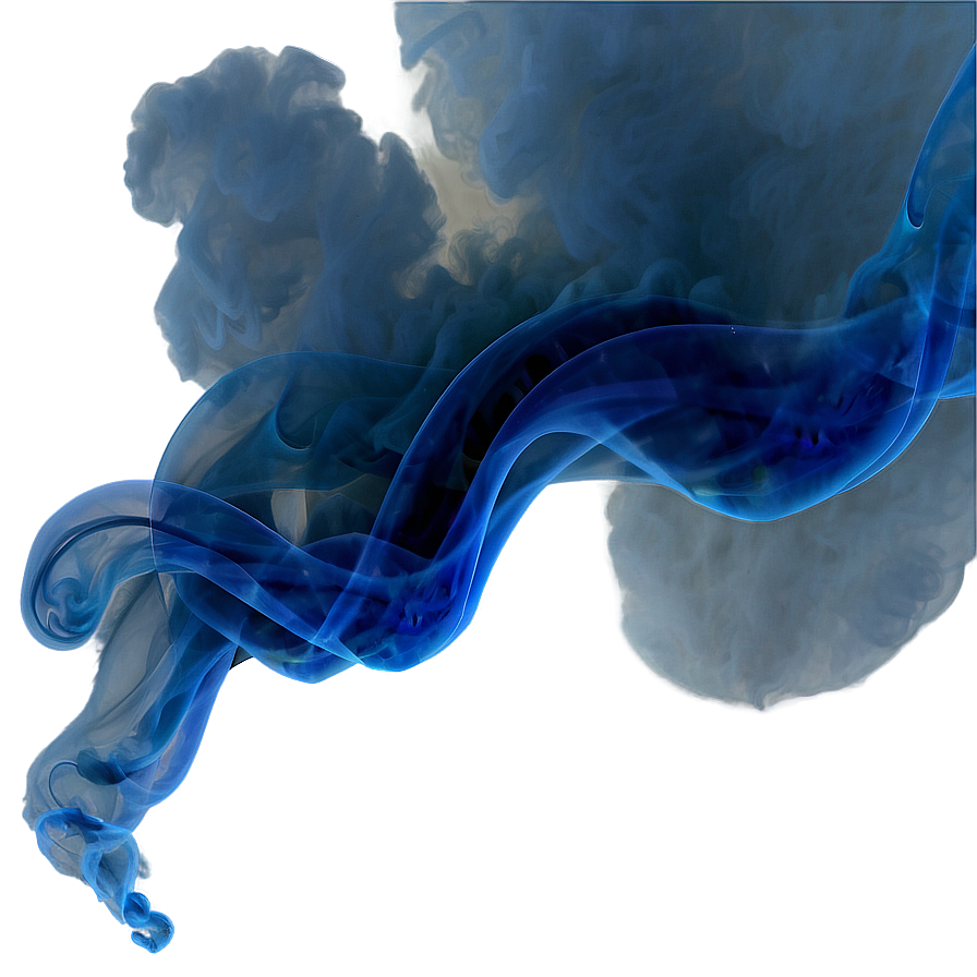 Abstract Blue Smoke Png 05232024