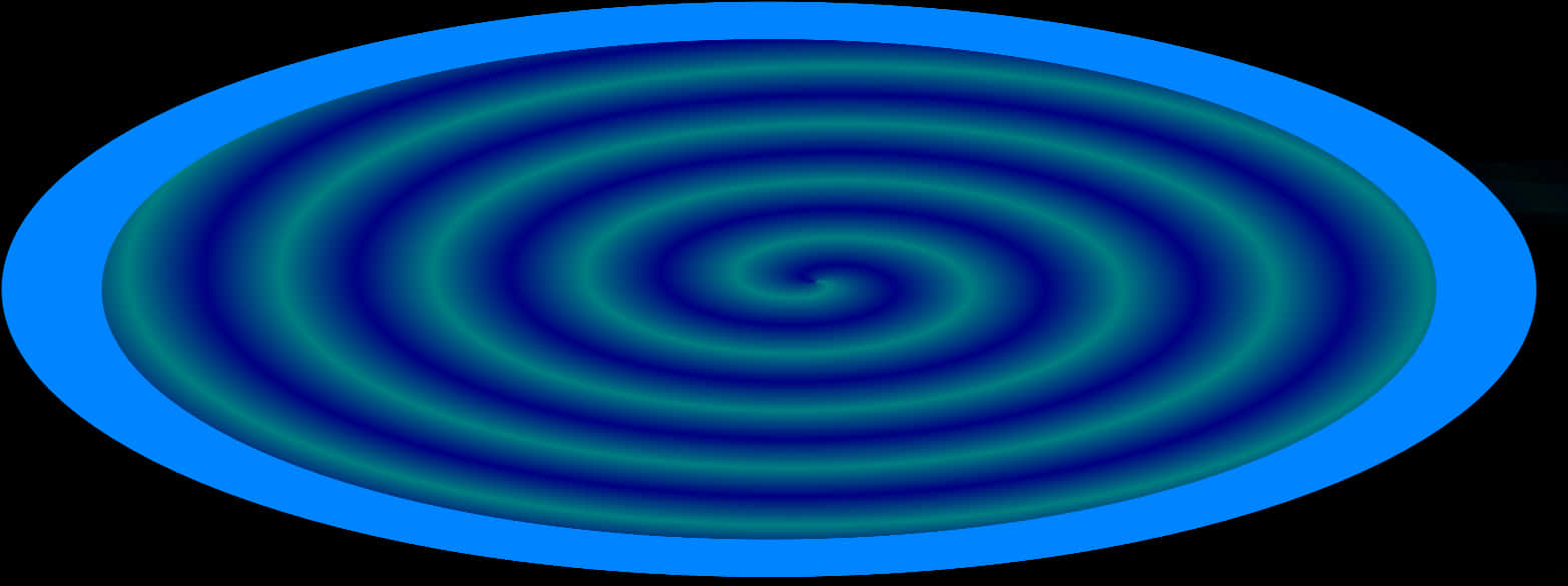 Abstract Blue Spiral Portal