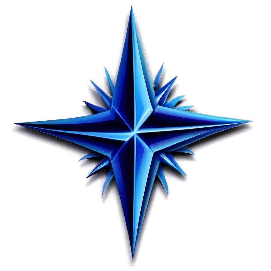 Abstract Blue Stars Png 06252024