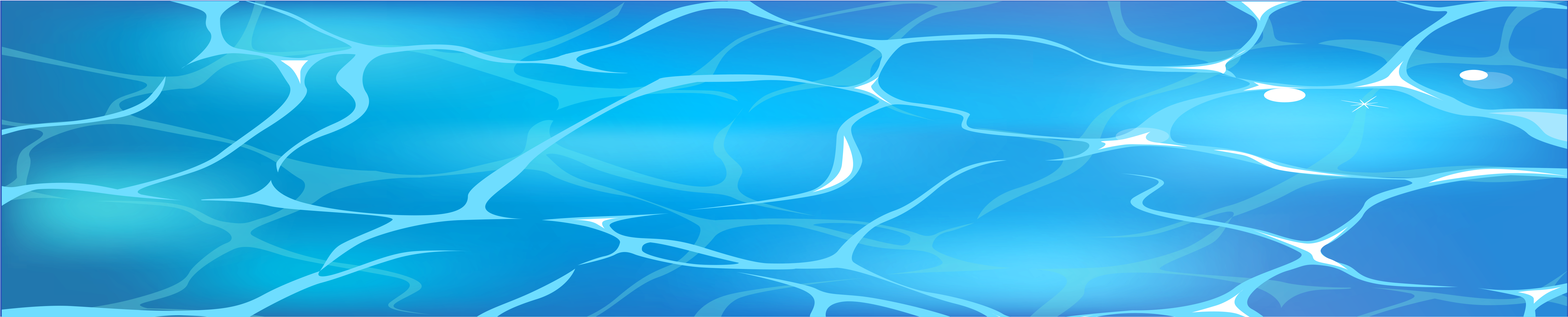 Abstract Blue Water Wave Pattern