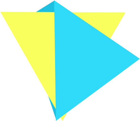 Abstract Blueand Yellow Triangles Vector