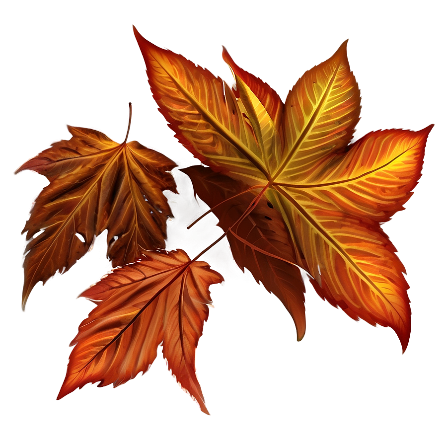 Abstract Blurry Fallen Leaves Png 62