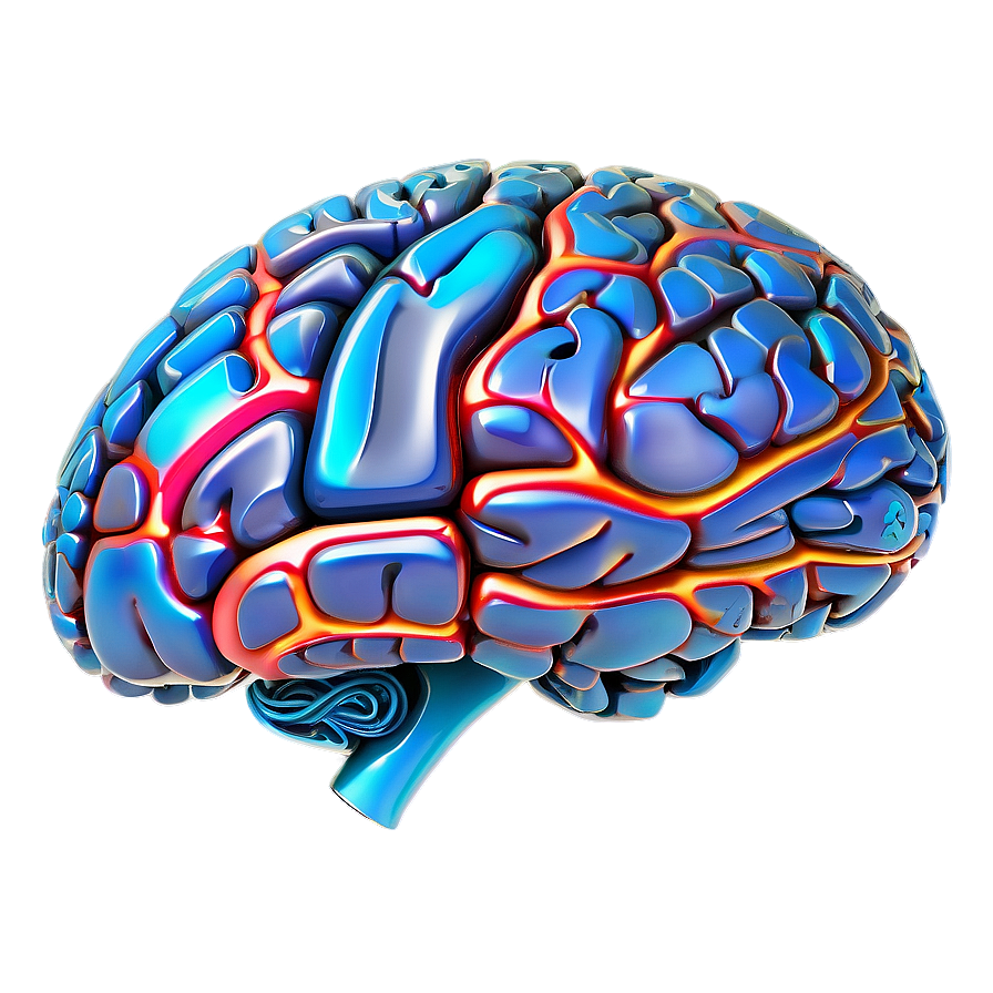 Abstract Brain Design Png 41