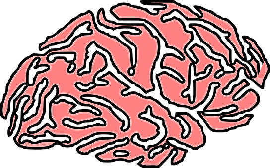 Abstract Brain Illustration