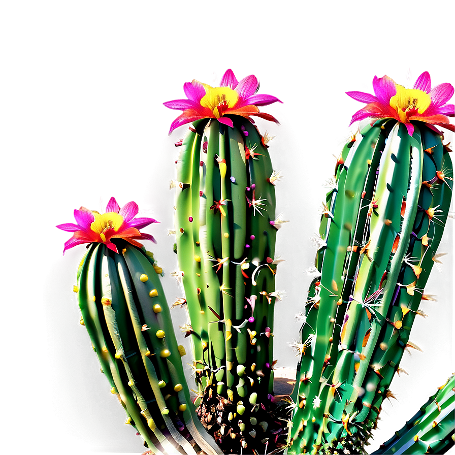 Abstract Cactus Png Vit