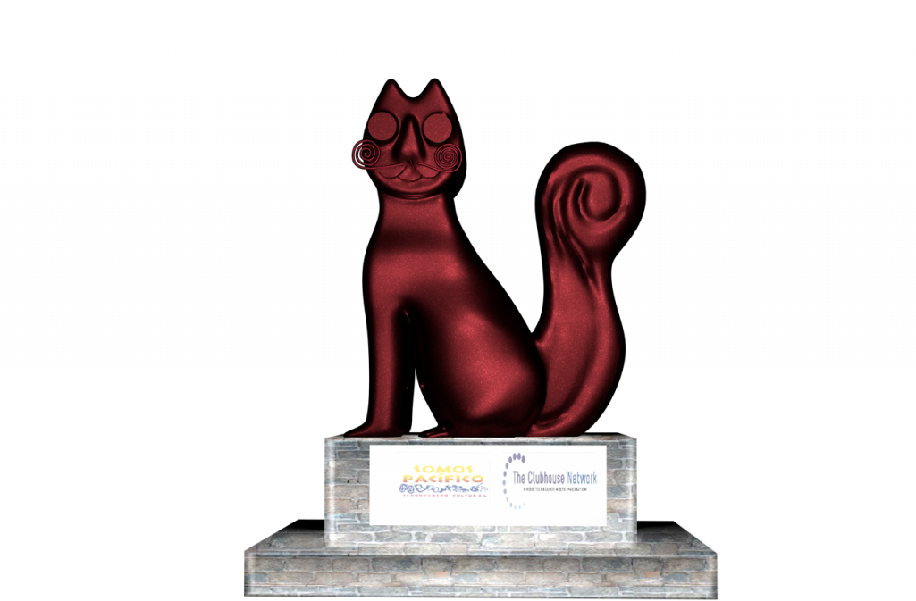 Abstract Cat Sculpture Award