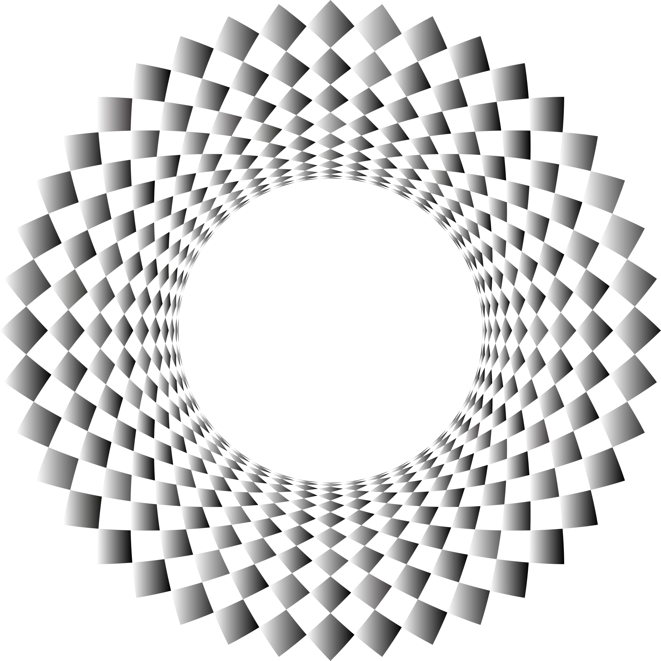 Abstract Checkered Torus Illusion
