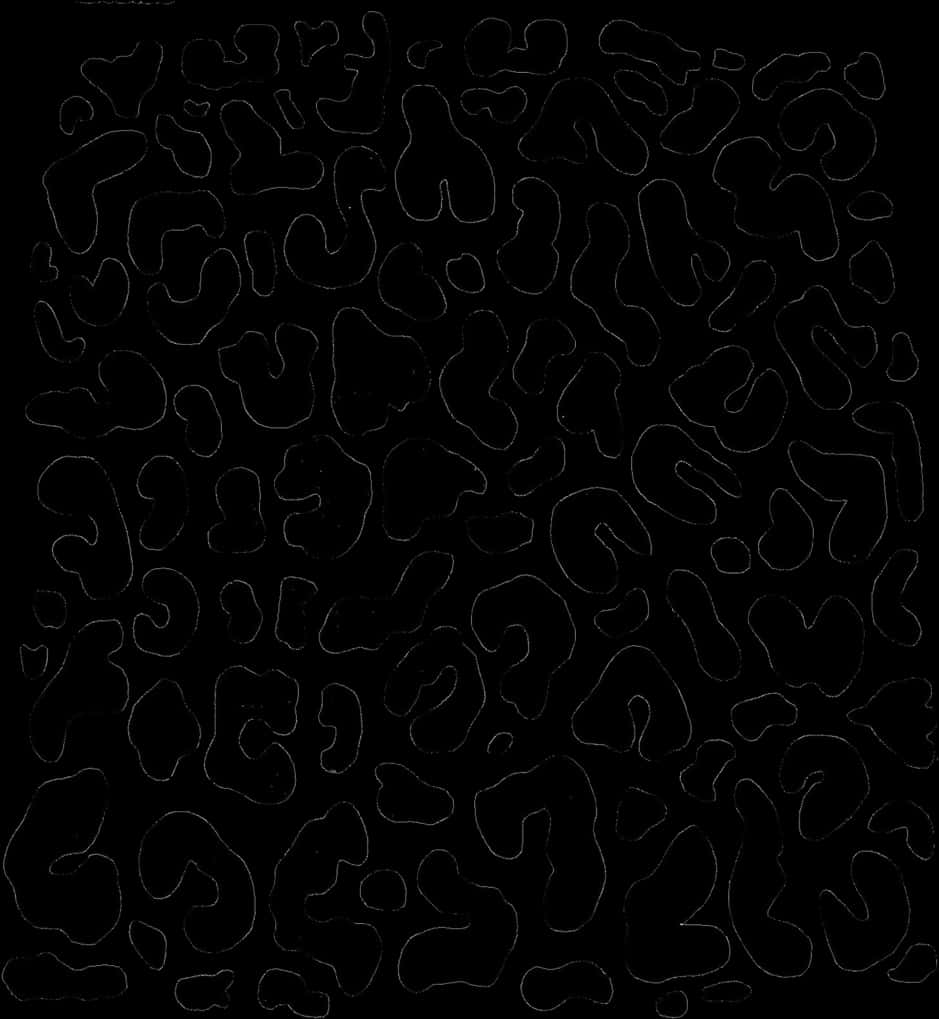 Abstract Cheetah Print Pattern