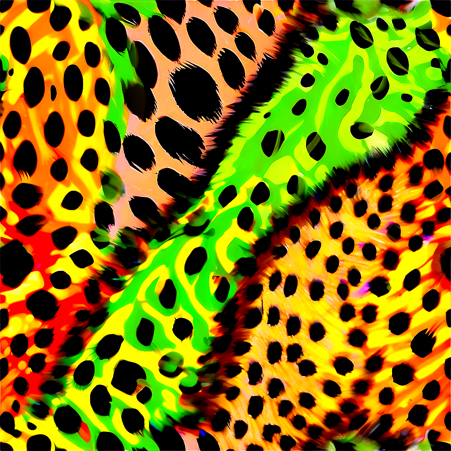 Abstract Cheetah Spots Png Bxn