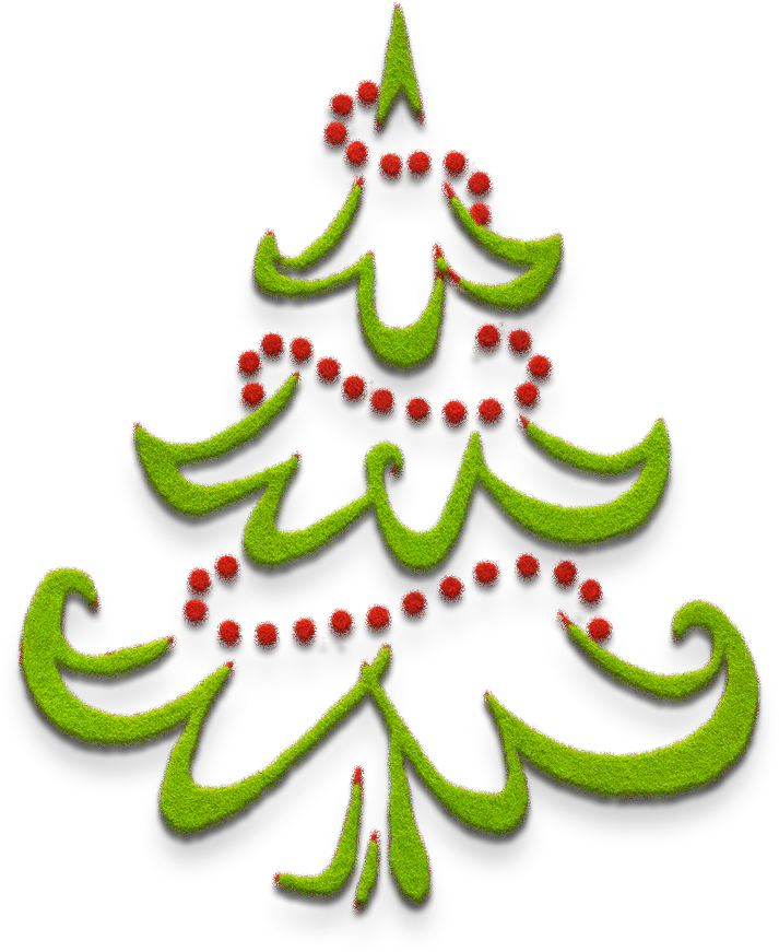 Abstract Christmas Tree Design