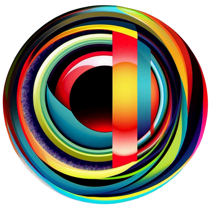 Abstract Circle Design Png Ski