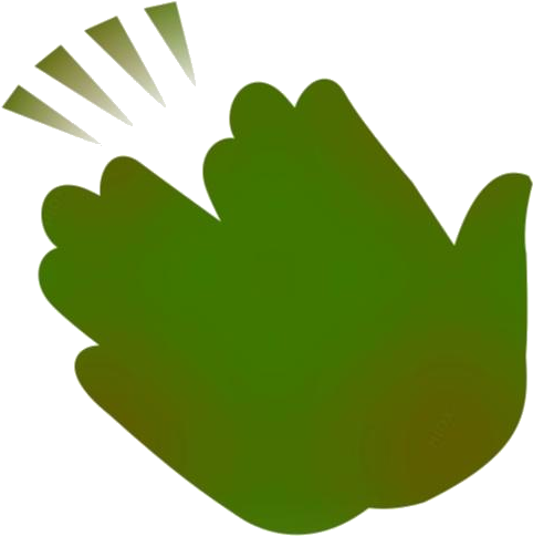 Abstract Clapping Hand Icon