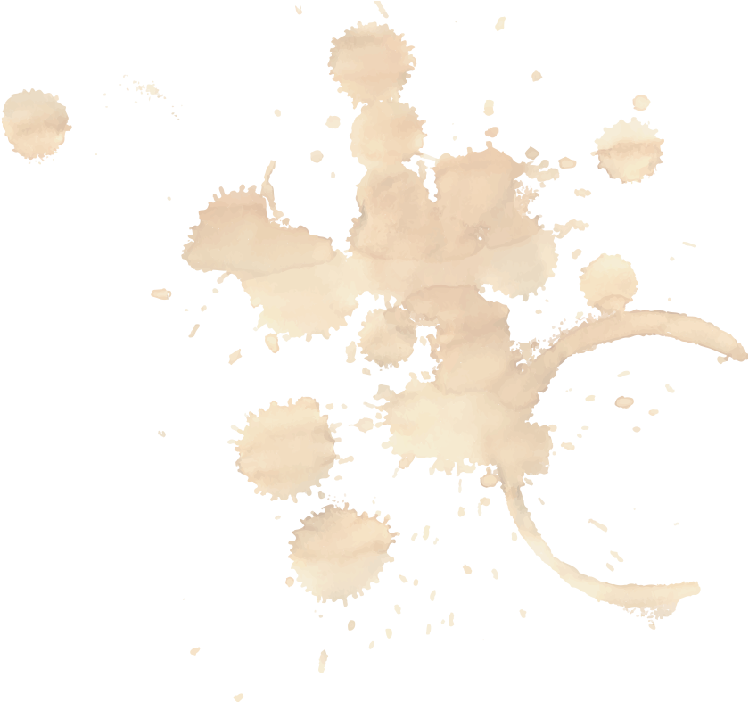 Abstract Coffee Stain Splatter