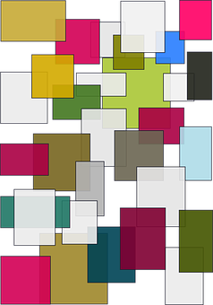 Abstract Color Blocks Wallpaper