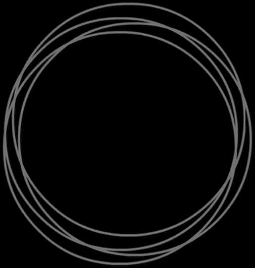 Abstract Concentric Circles Black Background