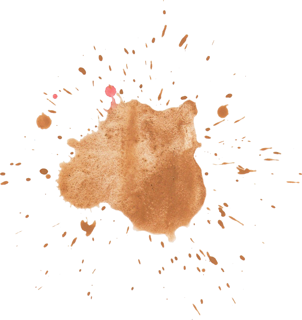 Abstract Copper Splash Watercolor Background